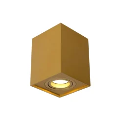 Spots<Lucide Plafondspot Tube Goud - GU10 - 10x10 cm