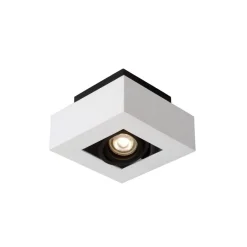 Spots<Lucide Plafondspot Xirax Wit - GU10 - 14x14 cm