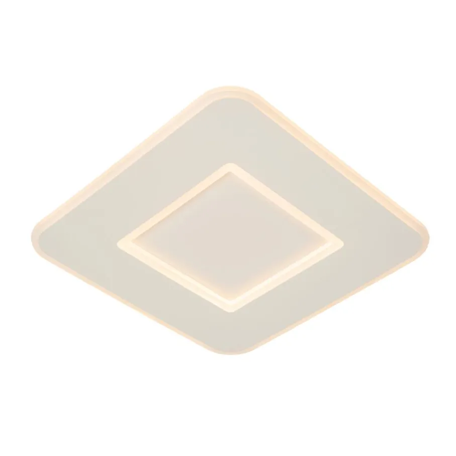 Plafonnières<Lucide Plafonniere Axelle Wit - LED - 40x40 cm