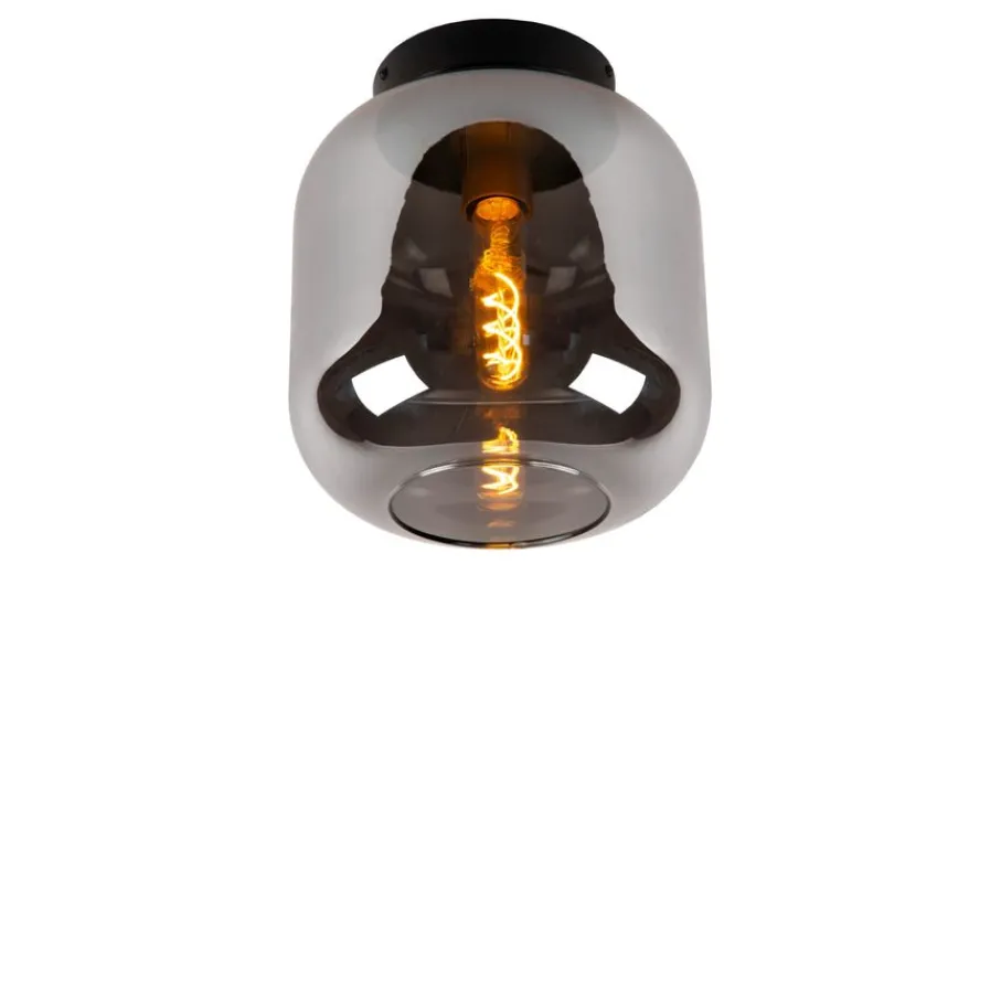 Plafonnières<Lucide Plafonniere Joanet Zwart - E27 - Ø 25 cm