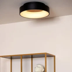 Plafonnières<Lucide Plafonniere Mirage Zwart - LED - Ø 45 cm