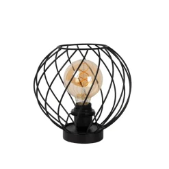 Tafellampen<Lucide Tafellamp Danza Zwart - E27 - 23 cm hoog