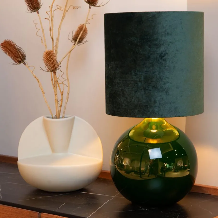 Tafellampen<Lucide Tafellamp Esterad Groen - E14 - 47 cm hoog