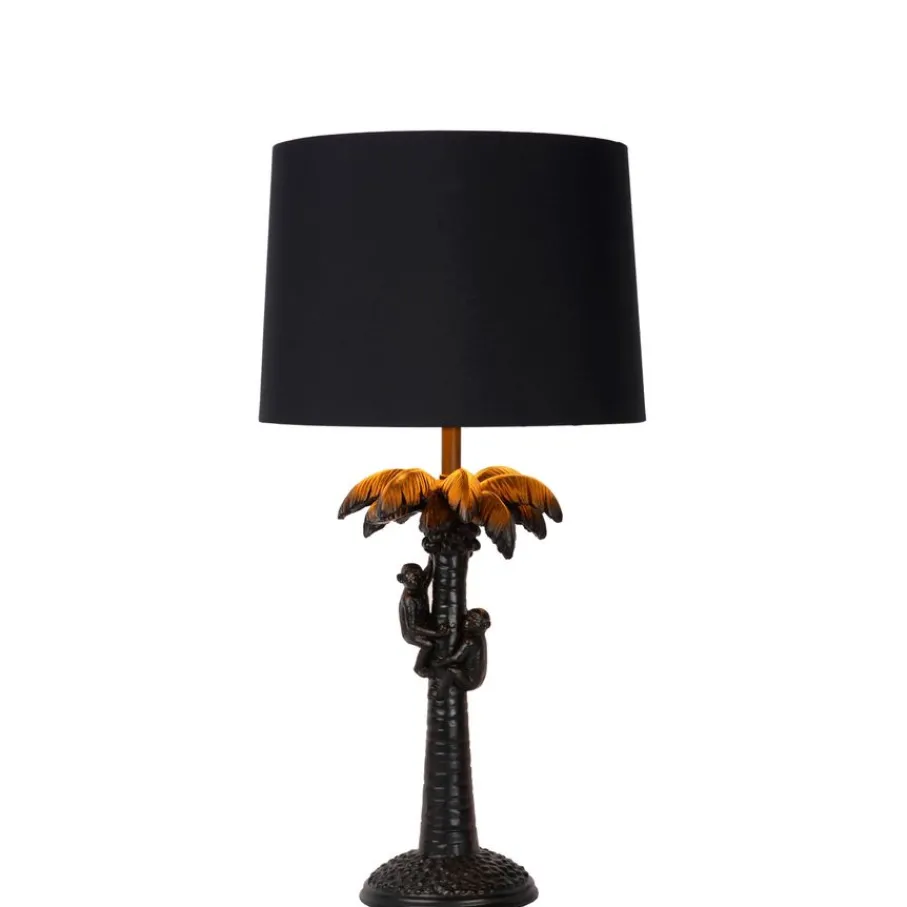 Tafellampen<Lucide Tafellamp Extravaganza Coconut Zwart - E27 - 58 cm hoog
