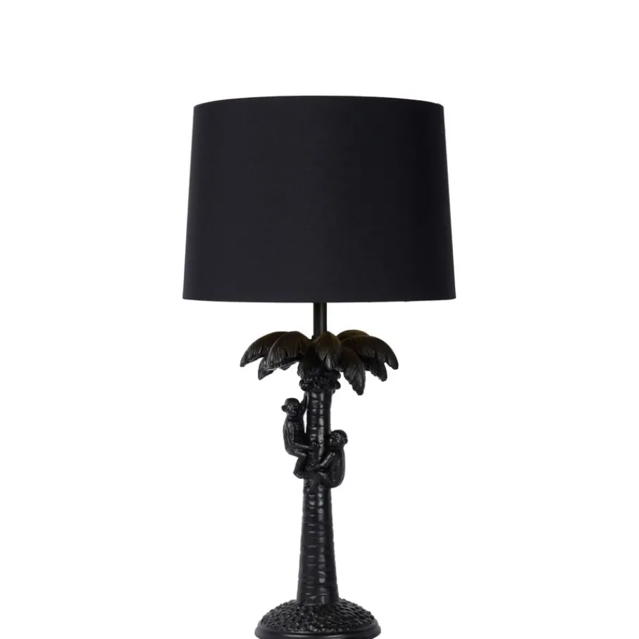 Tafellampen<Lucide Tafellamp Extravaganza Coconut Zwart - E27 - 58 cm hoog