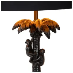 Tafellampen<Lucide Tafellamp Extravaganza Coconut Zwart - E27 - 58 cm hoog