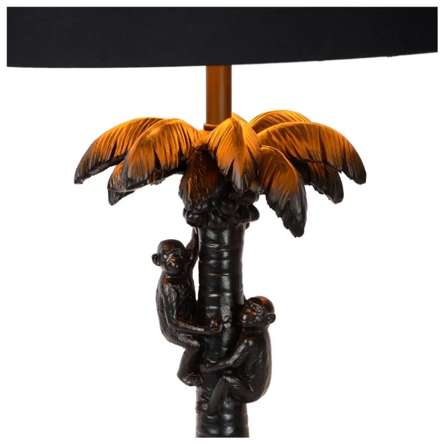 Tafellampen<Lucide Tafellamp Extravaganza Coconut Zwart - E27 - 58 cm hoog