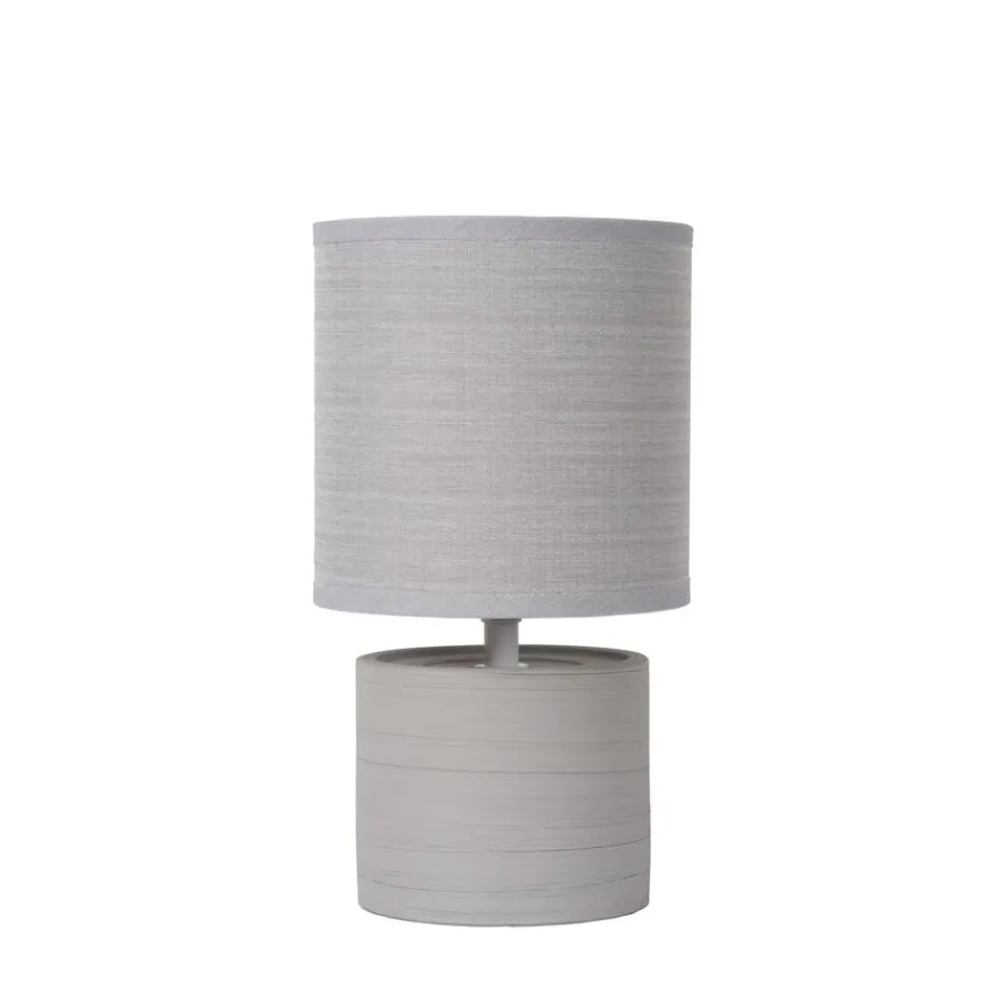 Tafellampen<Lucide Tafellamp Greasby Grijs - E14 - 26 cm hoog