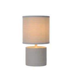Tafellampen<Lucide Tafellamp Greasby Grijs - E14 - 26 cm hoog