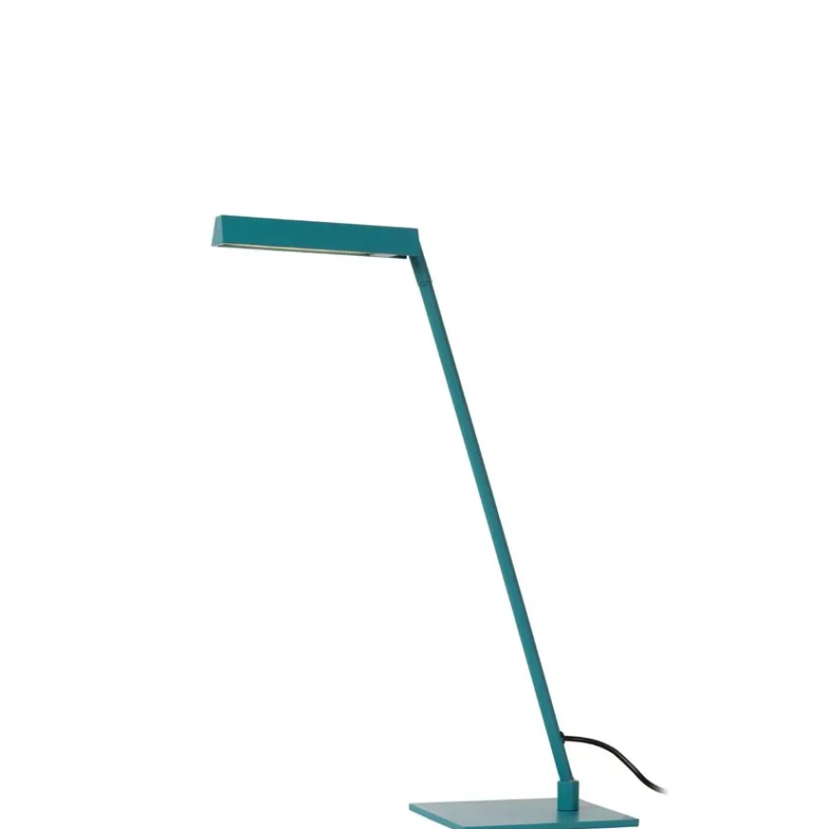 Bureaulampen|Tafellampen<Lucide Tafellamp Lavale Turkoois - LED - 42 cm hoog