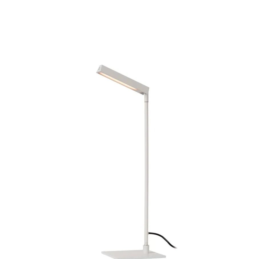 Bureaulampen|Tafellampen<Lucide Tafellamp Lavale Wit - LED - 42 cm hoog