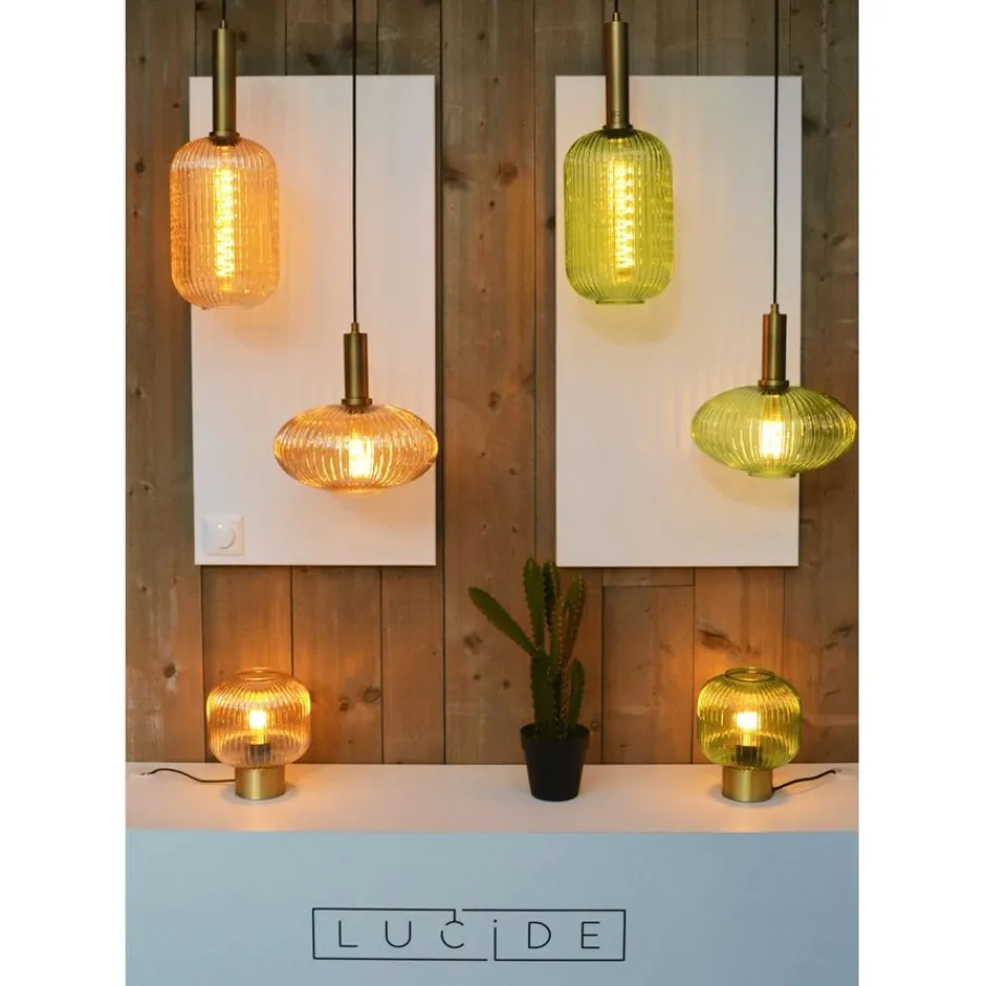 Tafellampen<Lucide Tafellamp Maloto Groen - E27 - 25 cm hoog