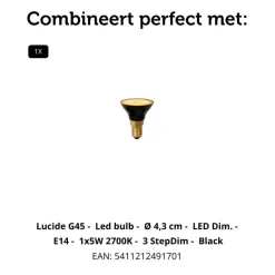 Tafellampen<Lucide Tafellamp Momoro Wit - 40 cm hoog