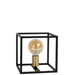 Tafellampen<Lucide Tafellamp Ruben Zwart - E27 - 22 cm hoog