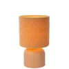Tafellampen<Lucide Tafellamp Woolly Geel - E14 - 28 cm hoog