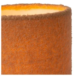 Tafellampen<Lucide Tafellamp Woolly Geel - E14 - 28 cm hoog