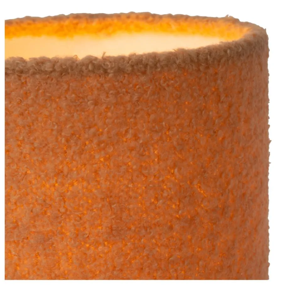 Tafellampen<Lucide Tafellamp Woolly Geel - E14 - 28 cm hoog