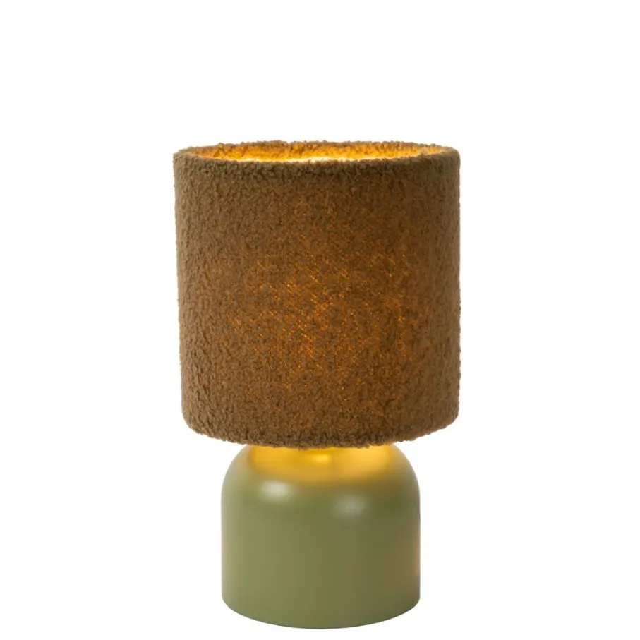 Tafellampen<Lucide Tafellamp Woolly Groen - E14 - 28 cm hoog