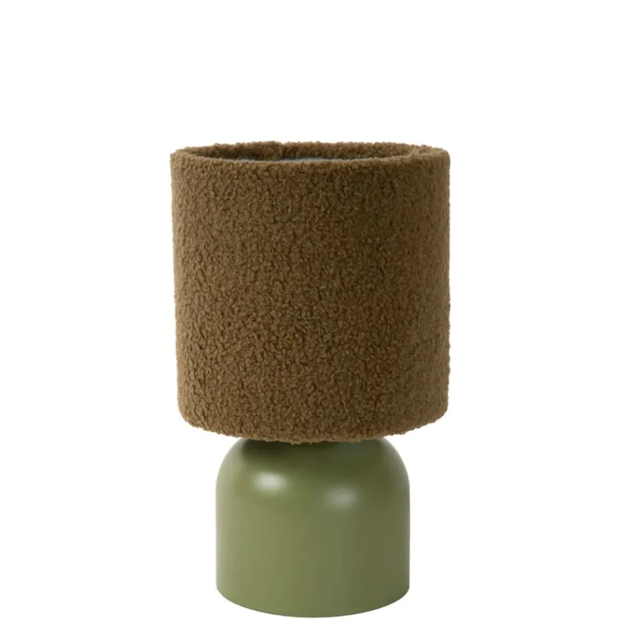 Tafellampen<Lucide Tafellamp Woolly Groen - E14 - 28 cm hoog