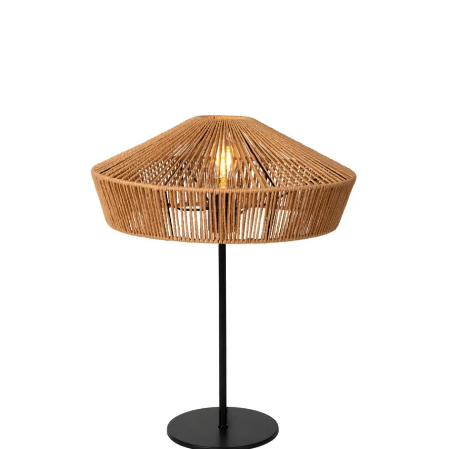 Tafellampen<Lucide Tafellamp Yunkai Naturel - E27 - 50 cm hoog