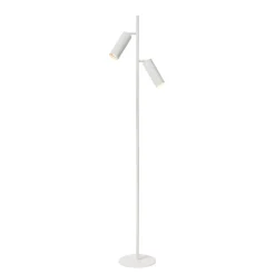 Vloerlampen<Lucide Vloerlamp Clubs Wit - 2 x GU10 - 140 cm hoog