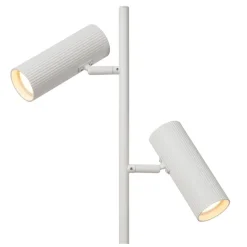 Vloerlampen<Lucide Vloerlamp Clubs Wit - 2 x GU10 - 140 cm hoog