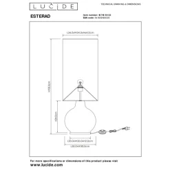 Vloerlampen<Lucide Vloerlamp Esterad Groen - E27 - 100 cm hoog