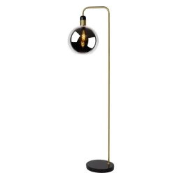 Vloerlampen<Lucide Vloerlamp Julius Zwart - E27 - 158 cm hoog