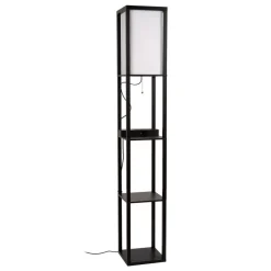 Vloerlampen<Lucide Vloerlamp Menno Zwart - E27 - 163 cm hoog