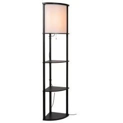 Vloerlampen<Lucide Vloerlamp Menno Zwart - E27 - 163 cm hoog