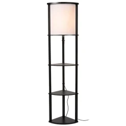 Vloerlampen<Lucide Vloerlamp Menno Zwart - E27 - 163 cm hoog