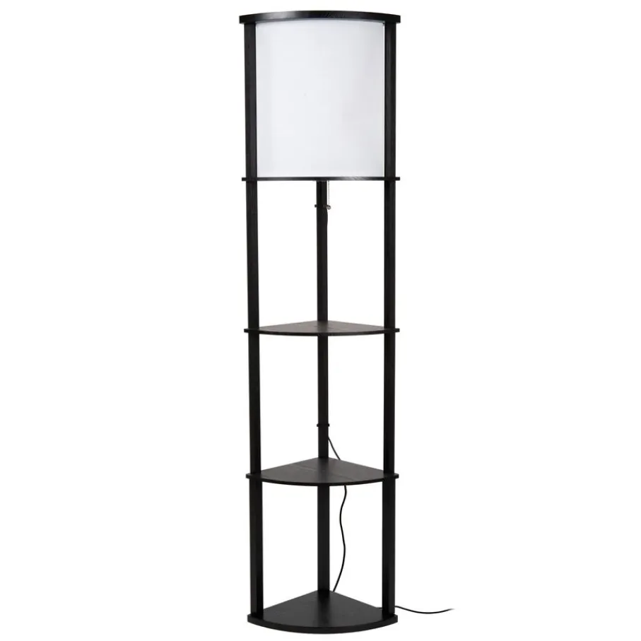 Vloerlampen<Lucide Vloerlamp Menno Zwart - E27 - 163 cm hoog