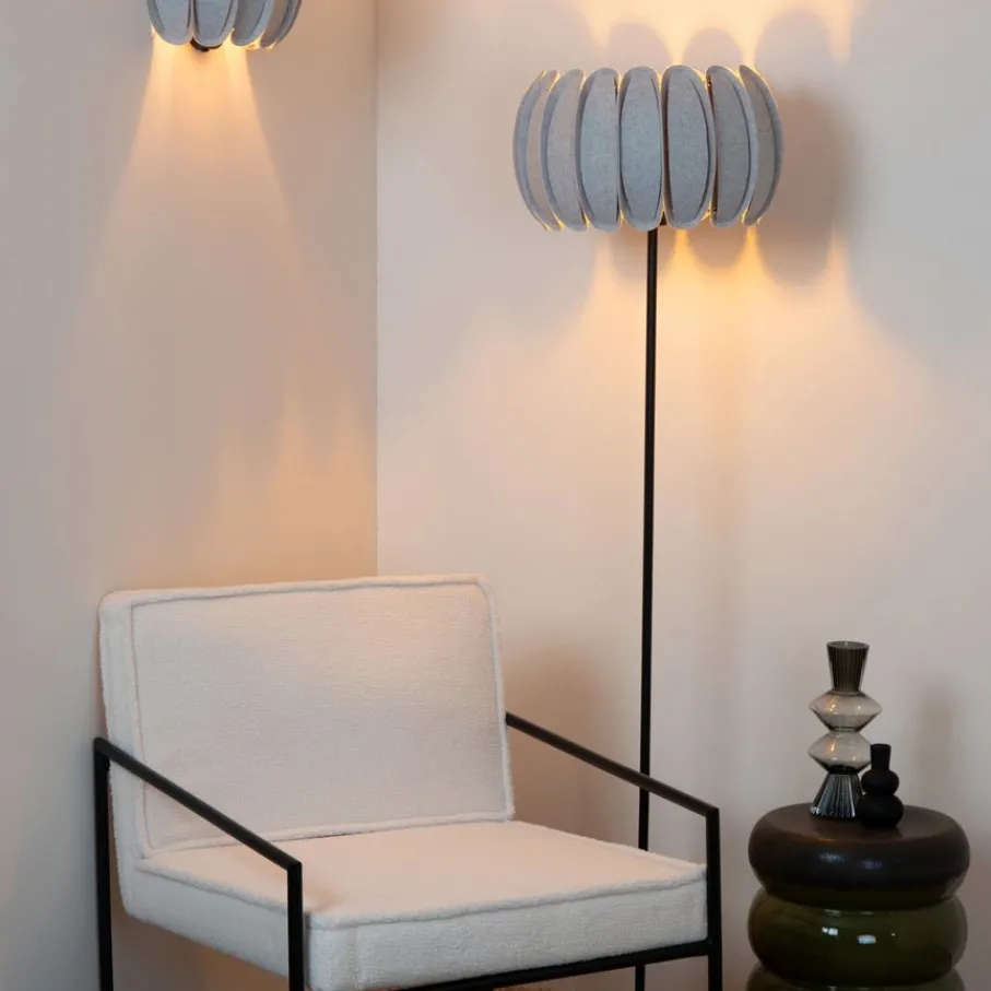 Vloerlampen<Lucide Vloerlamp Spencer Grijs - E27 - Ø 40 cm