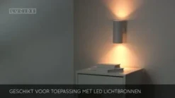 Wandlampen<Lucide Wandlamp Bondi Wit - GU10 - 18 cm hoog