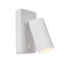 Wandlampen<Lucide Wandlamp Clubs Wit - GU10 - 16 cm hoog
