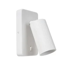 Wandlampen<Lucide Wandlamp Clubs Wit - GU10 - 16 cm hoog