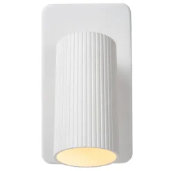 Wandlampen<Lucide Wandlamp Clubs Wit - GU10 - 16 cm hoog