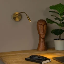 Wandlampen<Lucide Wandlamp Jolijn Goud - LED - Ø 11 cm