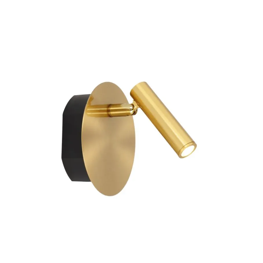 Wandlampen<Lucide Wandlamp Jolijn Goud - LED - Ø 11 cm