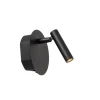 Wandlampen<Lucide Wandlamp Jolijn Zwart - LED - Ø 11 cm