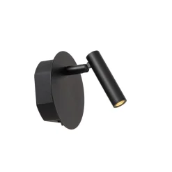 Wandlampen<Lucide Wandlamp Jolijn Zwart - LED - Ø 11 cm