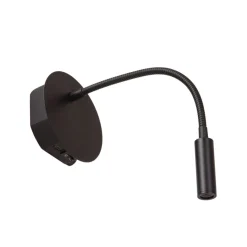 Wandlampen<Lucide Wandlamp Jolijn Zwart - LED - Ø 11 cm