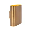 Wandlampen<Lucide Wandlamp Ovalis Goud - 2 x E14 - 20 cm hoog