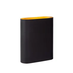Wandlampen<Lucide Wandlamp Ovalis Zwart - 2 x E14 - 20 cm hoog