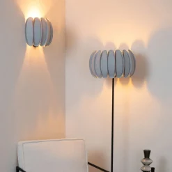 Wandlampen<Lucide Wandlamp Spencer Grijs - E27 - 24 cm breed