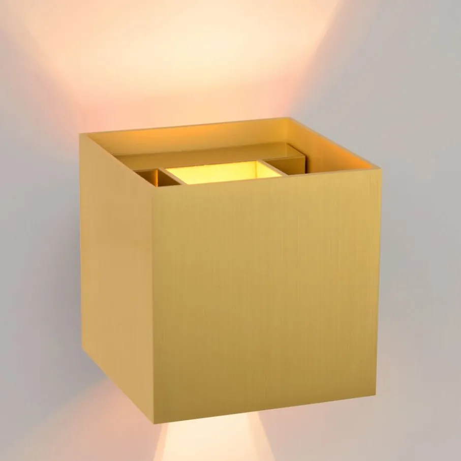 Wandlampen<Lucide Wandlamp Xio Goud - G9 - 10x10 cm