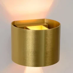 Wandlampen<Lucide Wandlamp Xio Goud - G9 - 11x13 cm