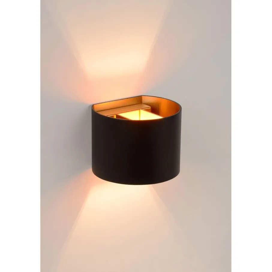 Wandlampen<Lucide Wandlamp Xio Zwart - G9 - 11x13 cm
