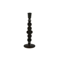 Kaarsen & Kandelaars<Mica Decorations Kandelaar Grillig Bruin - 26 cm hoog