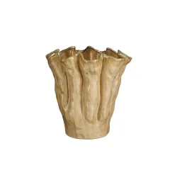 Vazen & Potten<Mica Decorations Vaas Fenne Bruin - 28 cm hoog